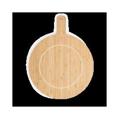 Tabla redonda de bambú para servir | Posterior | 0 x 0