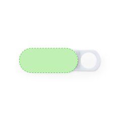 Tapa webcam antibacteriana personalizada | Centrado cara A | 30 x 13