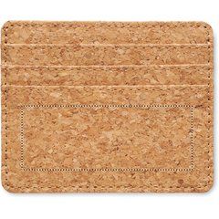 Tarjetero de corcho para 3 tarjetas | Frontal | 80 x 30