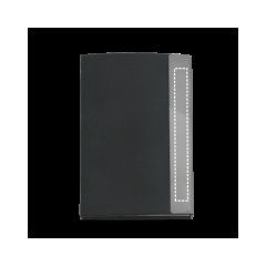 Tarjetero de Metal Espejado y PU | Placa | 85 x 8