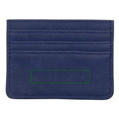 Tarjetero Polipiel con RFID | Trasera | 60 x 20