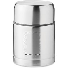Tarro Almacenamiento Inox de doble pared 800ml | Lado 1 | 40 x 60