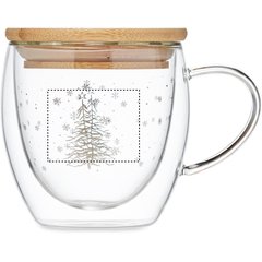 Taza 220ml Doble Pared Navideño | Lateral Derecho | 45 x 35