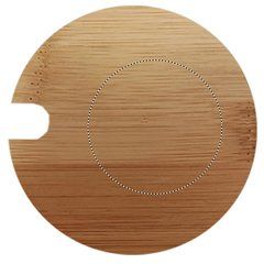 Taza 380ml con Tapa Bambú y Cuchara | LID | 50 x 50