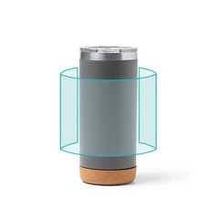 Taza de acero doble pared 600 ml | ZONA1 | 150 x 90