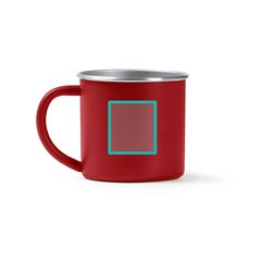Taza de acero inoxidable 350 ml | ZONA1 | 45 x 35