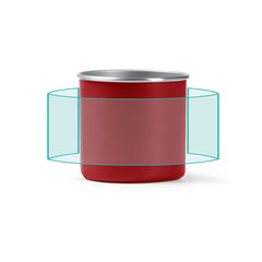 Taza de acero inoxidable 350 ml | ZONA4 | 190 x 50