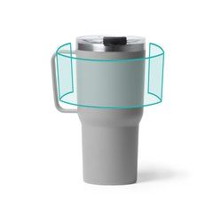 Taza de acero inoxidable 600ml | ZONA2 | 170 x 60