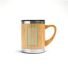 Taza de acero con tapa dosificadora | ZONA3 | 30 x 50