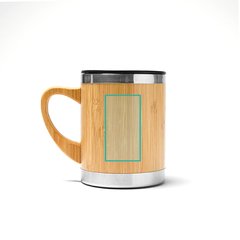 Taza de acero con tapa dosificadora | ZONA4 | 30 x 50