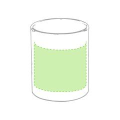 Taza Antibacteriana 350ml | Cara A | 35 x 60
