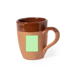 Taza de Barro Artesanal 330ml | Centrado | 30 x 40