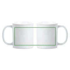 Taza Blanca de Cerámica 300ml | Ambos | 160 x 70