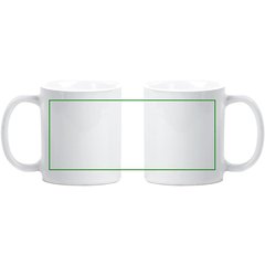Taza Blanca para Sublimación 350ml | Ambos | 190 x 80