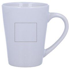 Taza cerámica de 180 ml personalizable | Lateral Derecho | 35 x 30