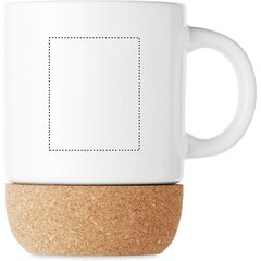 Taza Cerámica 300ml apta para sublimación | Lateral Derecho | 40 x 50