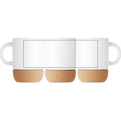 Taza Cerámica 300ml apta para sublimación | SIDE TS | 190 x 70