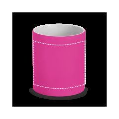 Taza de cerámica 350 mL neón | Cuerpo | 160 x 70