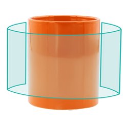 Taza de cerámica 370 ml varios colores | ZONA4 | 140 x 70