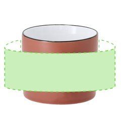 Taza cerámica de 400 ml mate | Area 1 | 165 x 50