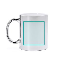 Taza cerámica acabado oro y plata especial láser | ZONA2 | 40 x 60