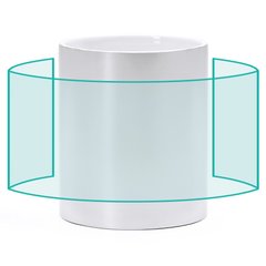 Taza cerámica acabado oro y plata especial láser | ZONA4 | 150 x 60