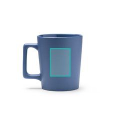 Taza cerámica con asa cuadrada 400ml | ZONA1 | 38 x 60