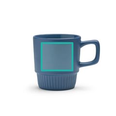 Taza de cerámica con base biselada 300ml | ZONA2 | 45 x 40
