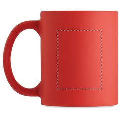 Taza Cerámica Mate 300ml | Lateral Izquierdo | 45 x 60