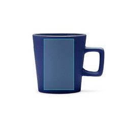 Taza de cerámica mate con asa cuadrada | ZONA3 | 35 x 55