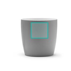 Taza cerámica mate interior blanco 230ml | ZONA3 | 45 x 40