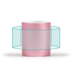 Taza de cerámica con purpurina 350ml | ZONA4 | 20 x 75