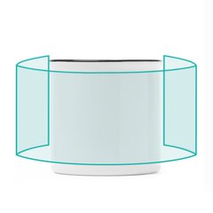 Taza cerámica retro para sublimar 300ml | ZONA1 | 180 x 50