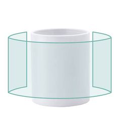 Taza de cerámica sublimable 250 ml | ZONA1 | 200 x 60