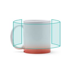 Taza de cerámica sublimable | ZONA1 | 200 x 60