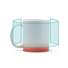 Taza de cerámica sublimable | ZONA1 | 200 x 60