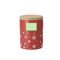 Taza copos de nieve con tapadera de bambú | Area 4 | 35 x 25