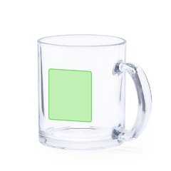 Taza Cristal 350ml para Serigrafía | Cara A | 40 x 60