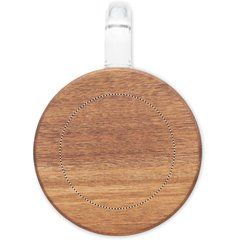 Taza de cristal 450 ml con tapa de acacia | LID LASER | 60 x 60