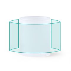 Taza de cristal efecto hielo | ZONA1 | 200 x 75