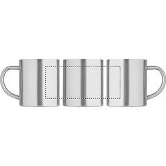 Taza doble pared acero reciclado 260 ml | Circunferencia | 140 x 60