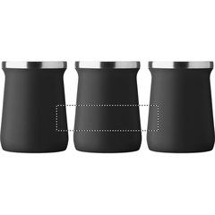 Taza doble pared para yerba mate con bombilla | Circunferencia | 120 x 30
