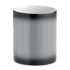 Taza impresión aparece con la bebida caliente | OPPOSITE OF HANDLE | 45 x 60