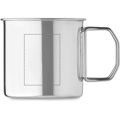 Taza Inox Asa Plegable 330ml | Lateral Derecho | 35 x 50