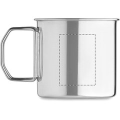 Taza Inox Asa Plegable 330ml | Lateral Izquierdo | 35 x 50