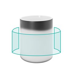 Taza mágica de cerámica 350ml | ZONA1 | 190 x 70