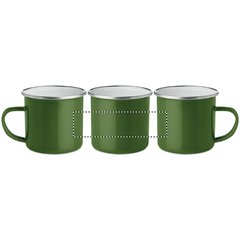 Taza Metal Esmaltado Vintage 350ml | Circunferencia | 130 x 35