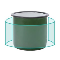 Taza metálica 380ml | ZONA4 | 140 x 40