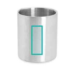 Taza metálica doble pared con mosquetón | ZONA2 | 35 x 60