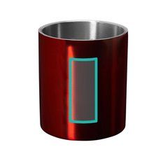 Taza metálica personalizada de doble pared | ZONA2 | 25 x 60